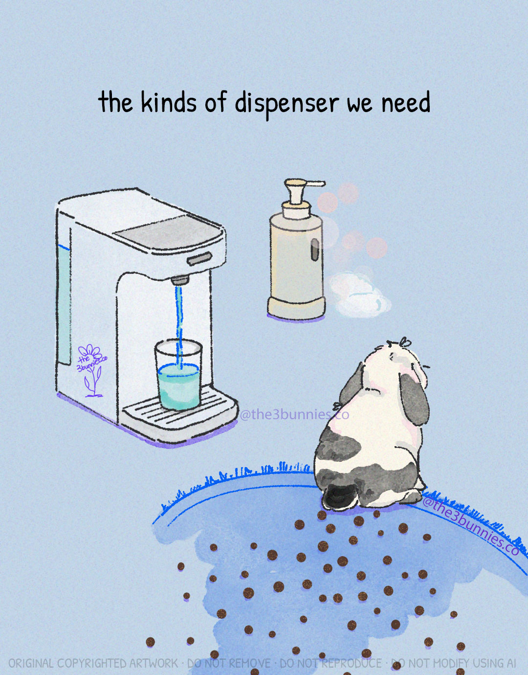 Pet illustration and keepsake post 1 from the3bunnies.co on Instagram, Singapore