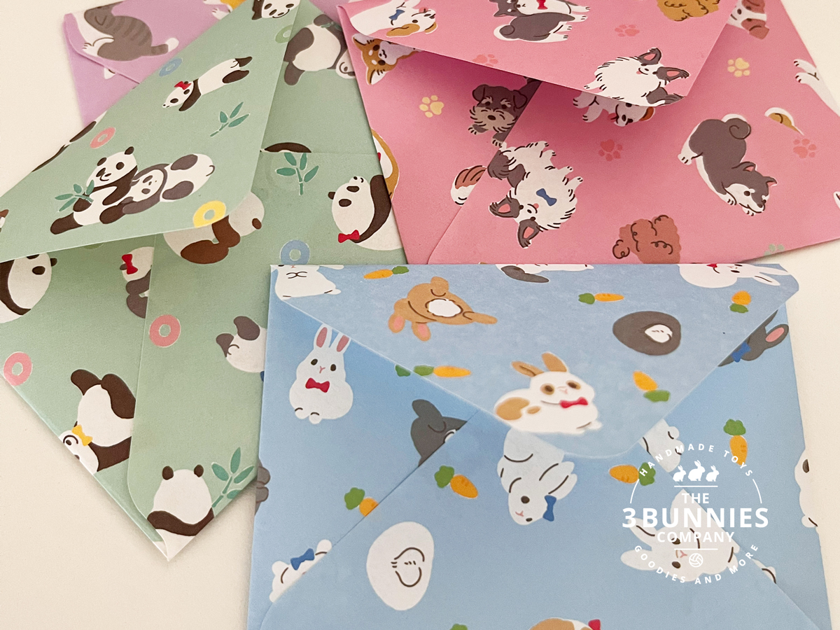 the3bunnies.co Handmade note cards. Stationery. Note cards.